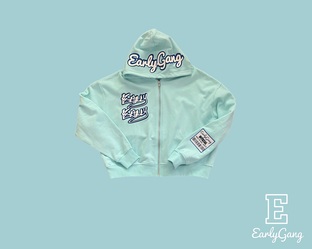 EARLY PREMIUM Adult Baby Zip (SkyBlue/white/royal)