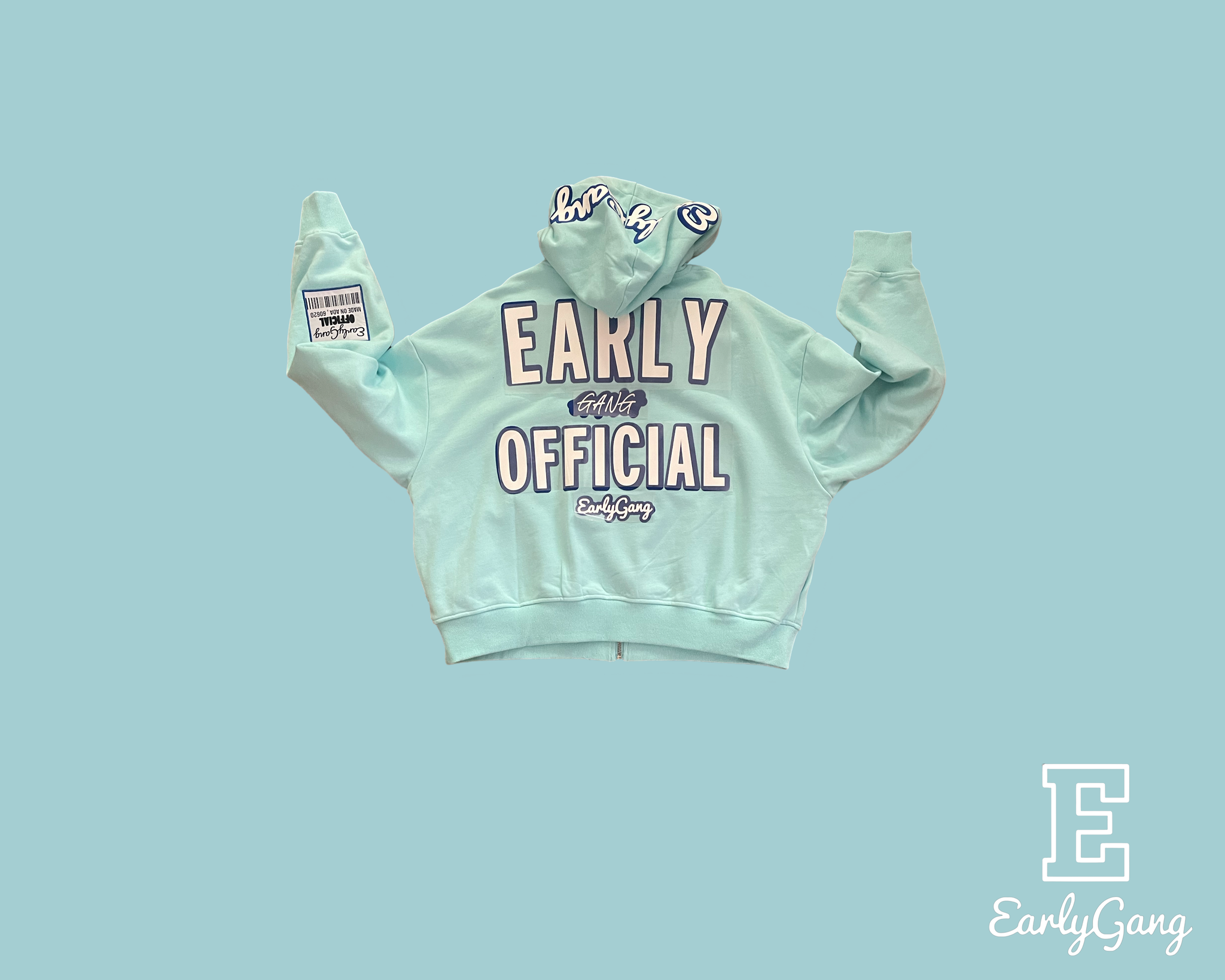 EARLY PREMIUM Adult Baby Zip (SkyBlue/white/royal)