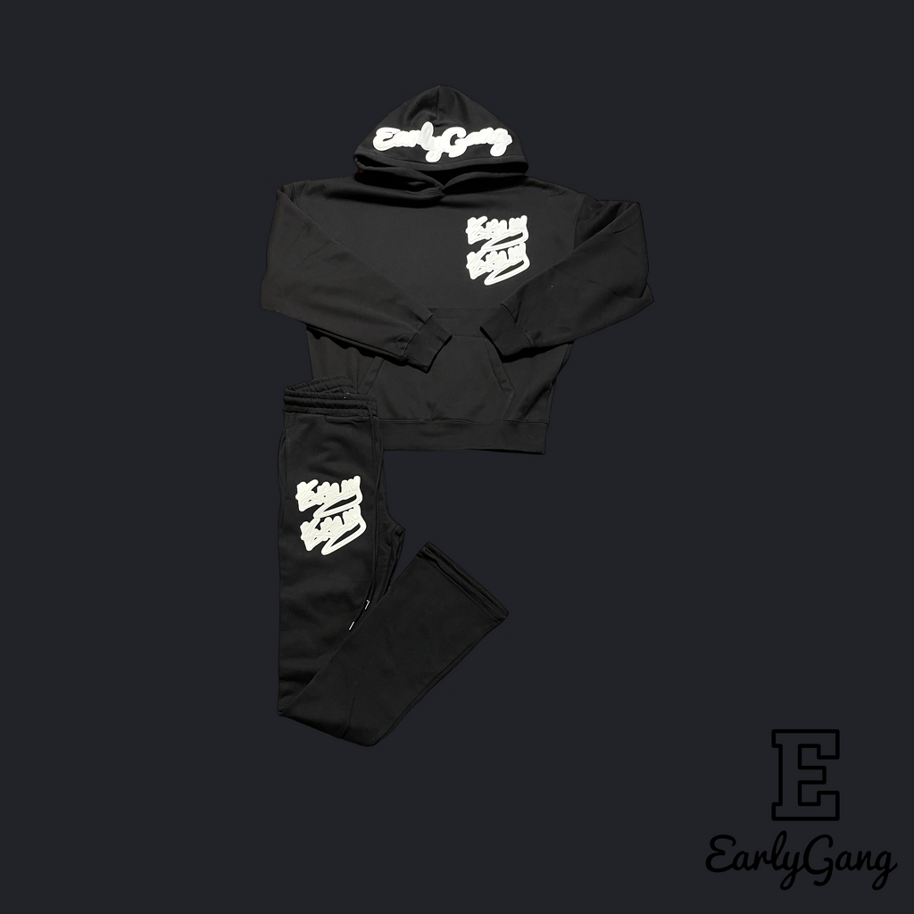 EARLY Essential Jogging Set Black/White