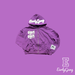 EARLY PREMIUM Adult Baby Zip (Purple/White)