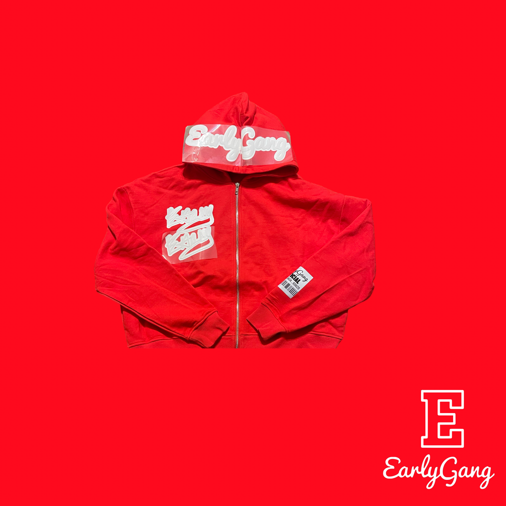 EARLY PREMIUM Adult Baby Zip (Red,white)