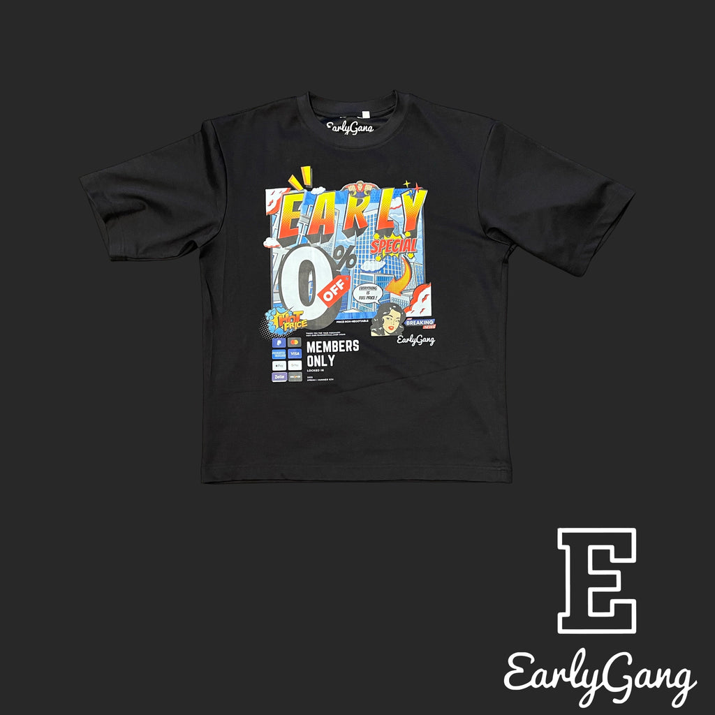 EARLY “0% Off” Premium Tee (black)
