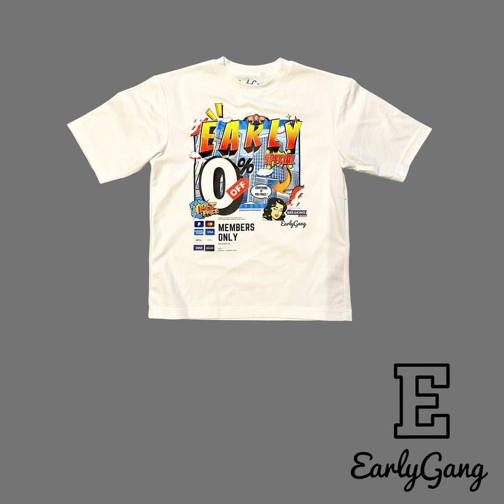 EARLY “0% Off” Premium Tee (white)
