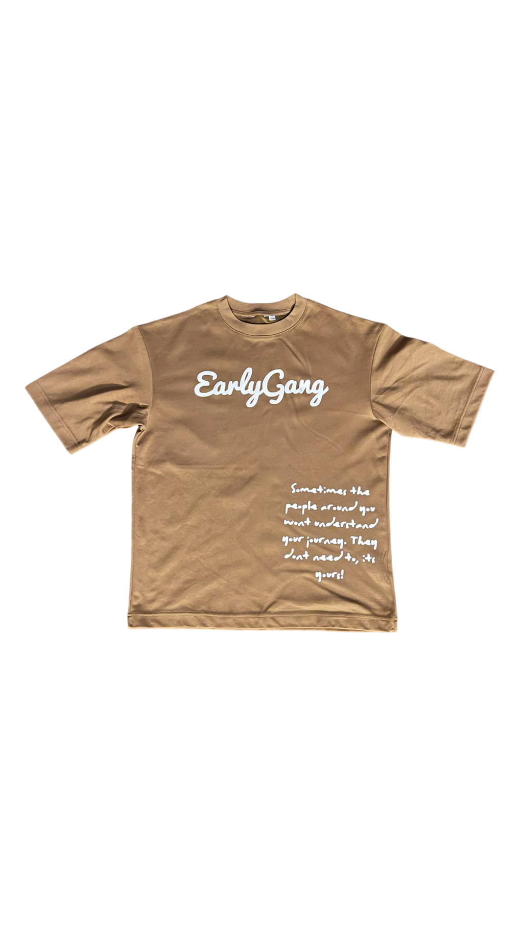 EARLYGANG Premium | Oversized Tee (brown)